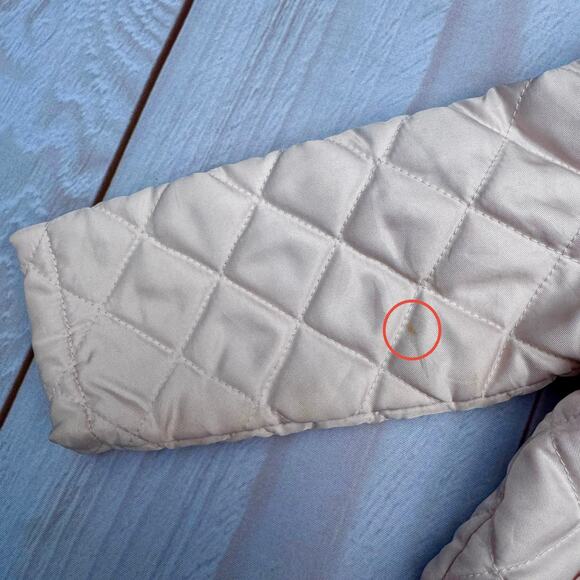 Burberry Baby Girls Size 18M Quilted Removeable Hood Jacket Light Pink - Picture 7 of 10